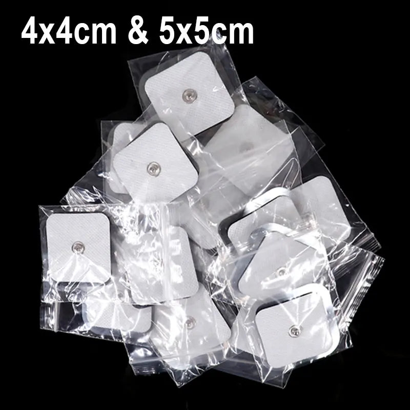 10/20PCS Electrode Pads Gel For Tens Acupuncture Massage Machine Slimming Pulse Ems Muscle Stimulator Massager Sticker Beauty World Shop