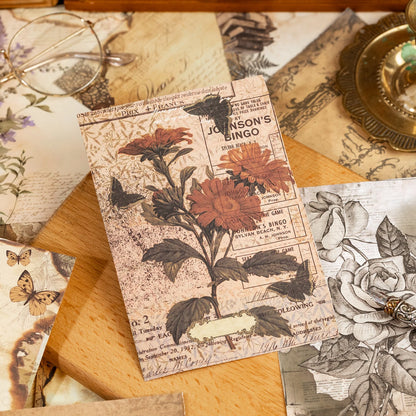 Mr.Paper 192pcs Vintage Style Notebook Set, Gold Foil Writing Pad for Journaling Note Taking, Retro Stationery Paper Sheets Beauty World Shop
