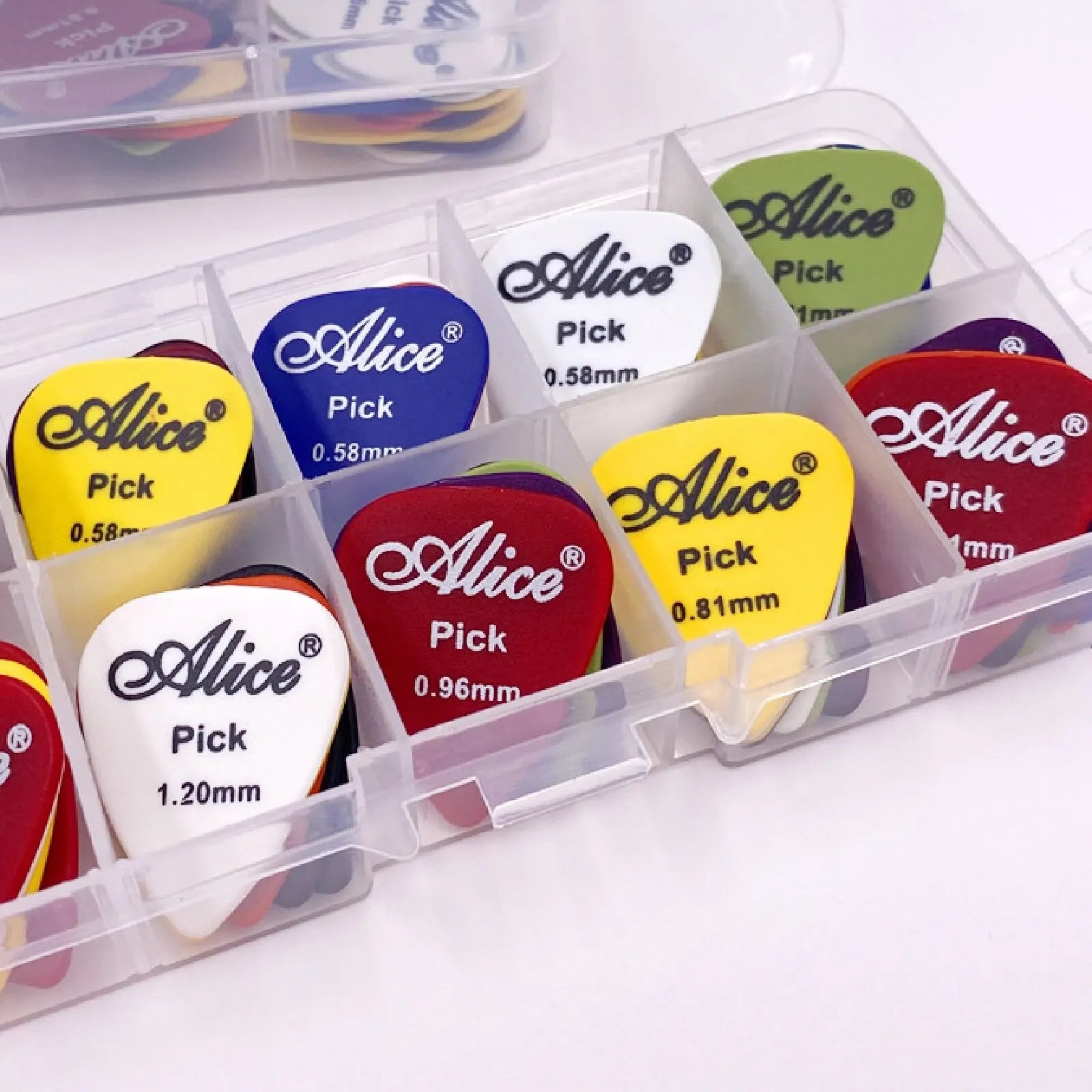 Multicolor Guitar Picks 24 Pieces ABS Premium Plastic Guitar Picks for Acoustic Electric Guitars Bass Or Ukulele Beauty World Shop