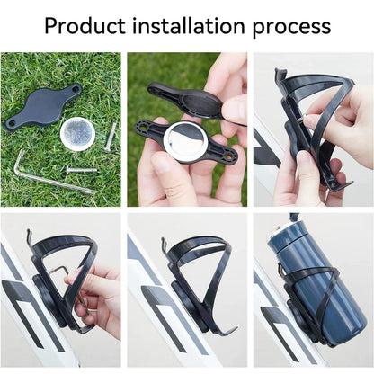 For Airtag Case Air Tag Bike Mount Bottle Cage Mount Bike Loss Prevention Stem Road GPS Holder Anti-Theft Case For Airtag