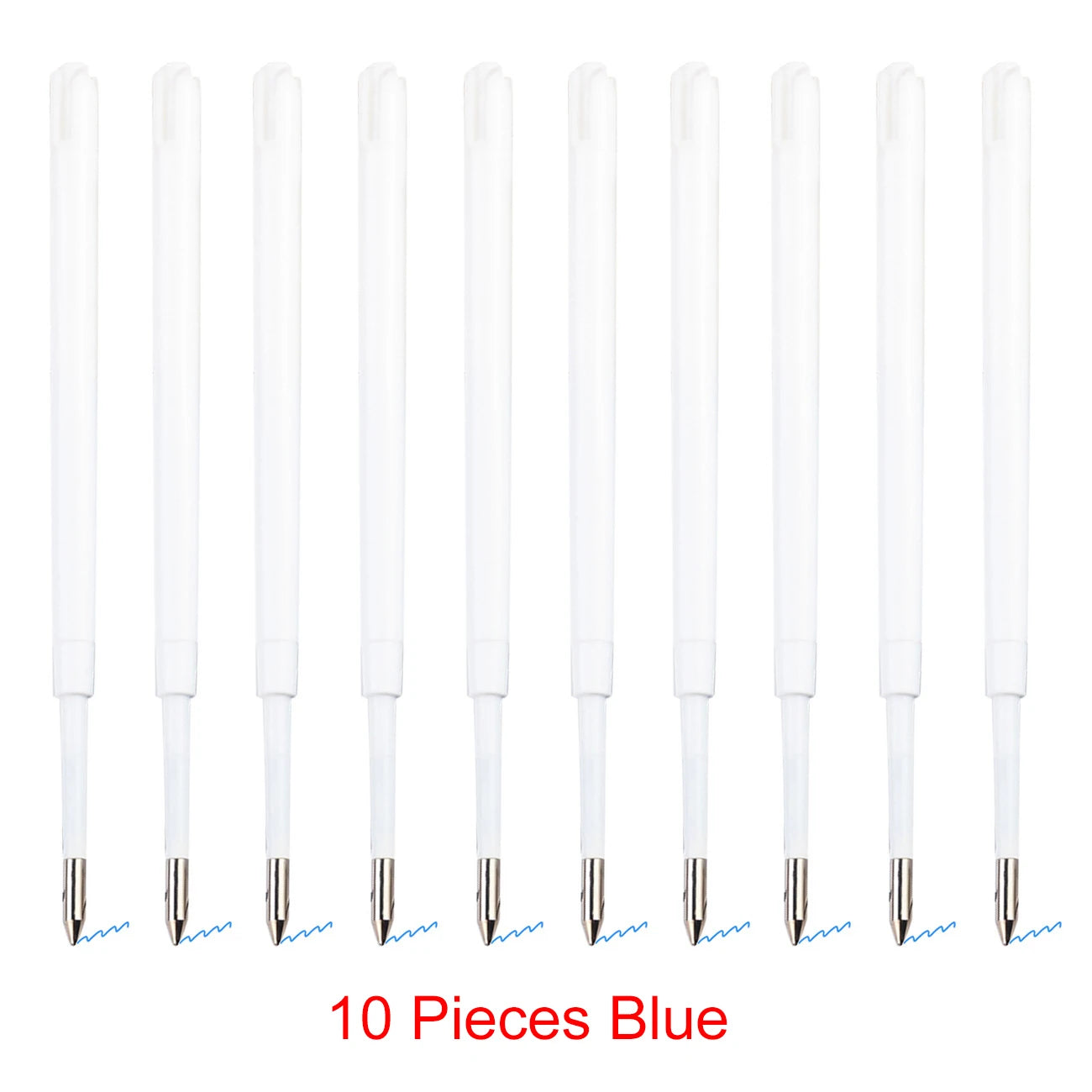 98mm1.0mm Ballpoint Pen Refills For Parker Pens Medium Point Blue Red Black Ink Rods For Writing Office Stationery Beauty World Shop