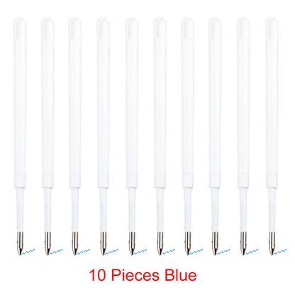 98mm1.0mm Ballpoint Pen Refills For Parker Pens Medium Point Blue Red Black Ink Rods For Writing Office Stationery Beauty World Shop