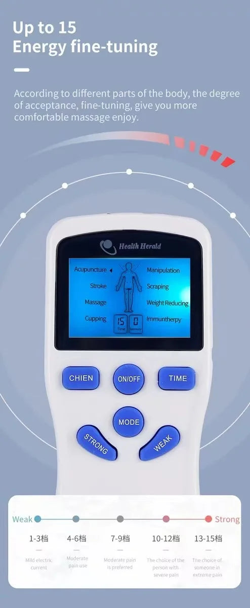 Massager Tens Muscle Stimulator Electric Acupuncture Body Massage Digital Slimming Machine Accessories Stimulator Beauty World Shop
