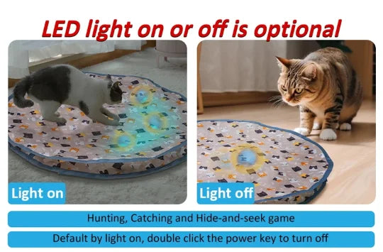 Cat toy ball fast rolling bag cat toy simulation hunting interactive hunting cover suitable for indoor play