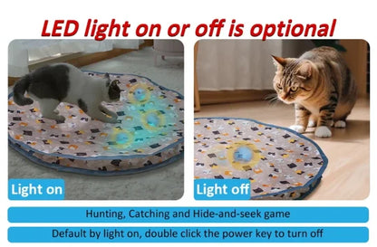 Cat toy ball fast rolling bag cat toy simulation hunting interactive hunting cover suitable for indoor play