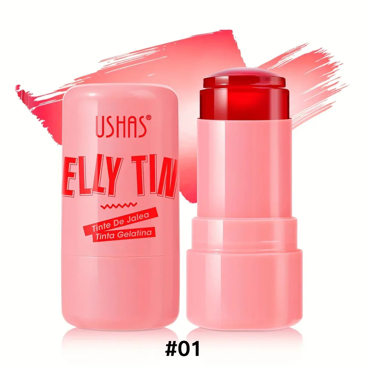 4 Colors Jelly Blush Stick Lip Balm Eyeshadow 3-in-1 Multi-Use Matte Blush Moisturize Brighten Lip Gloss Beauty Trend Shop