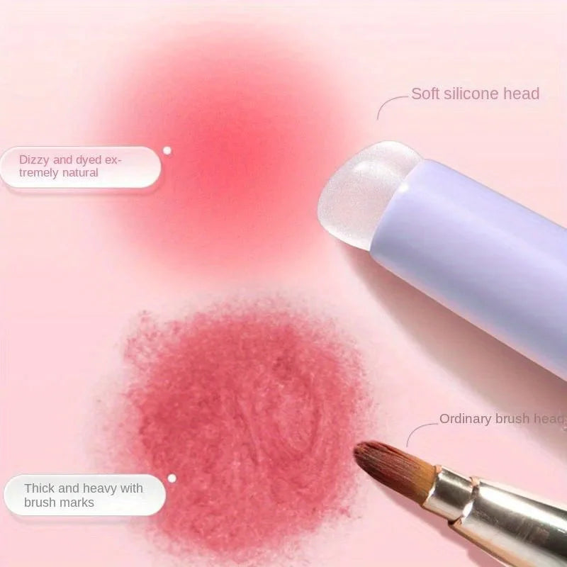Silicone Lip Brushe with ABS Plastic Handle, Portable Lipstick & Lip Balm Applicator with Cap,Perfect Blending & Smudge Cover Beauty World Shop
