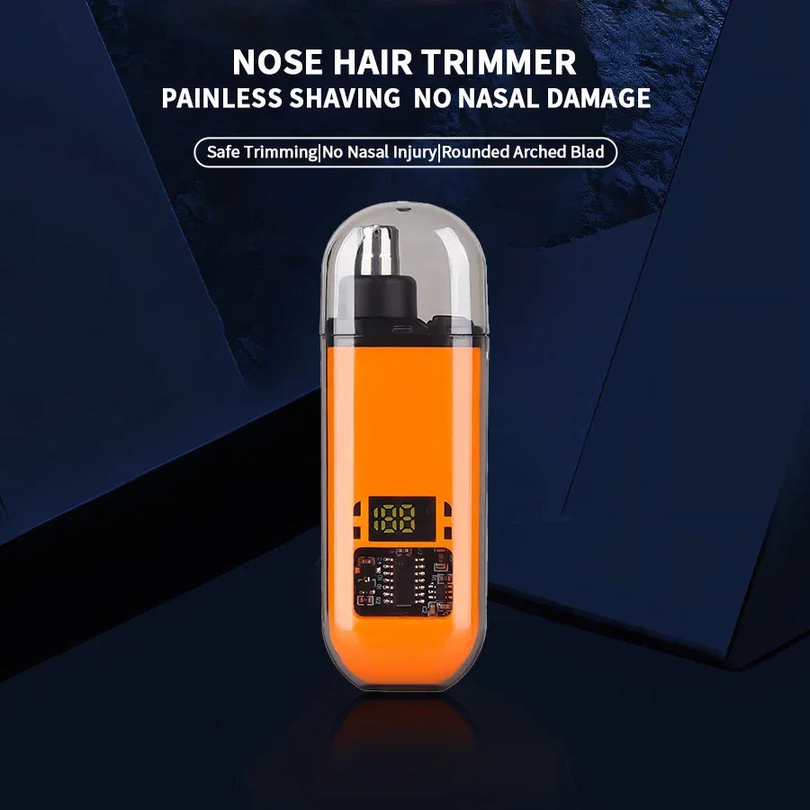 2 In 1 Electric Portable Ear And Nose Hair Trimmer Clipper 2024 Professional Painless Portable Eyebrow For Men Beauty World Shop