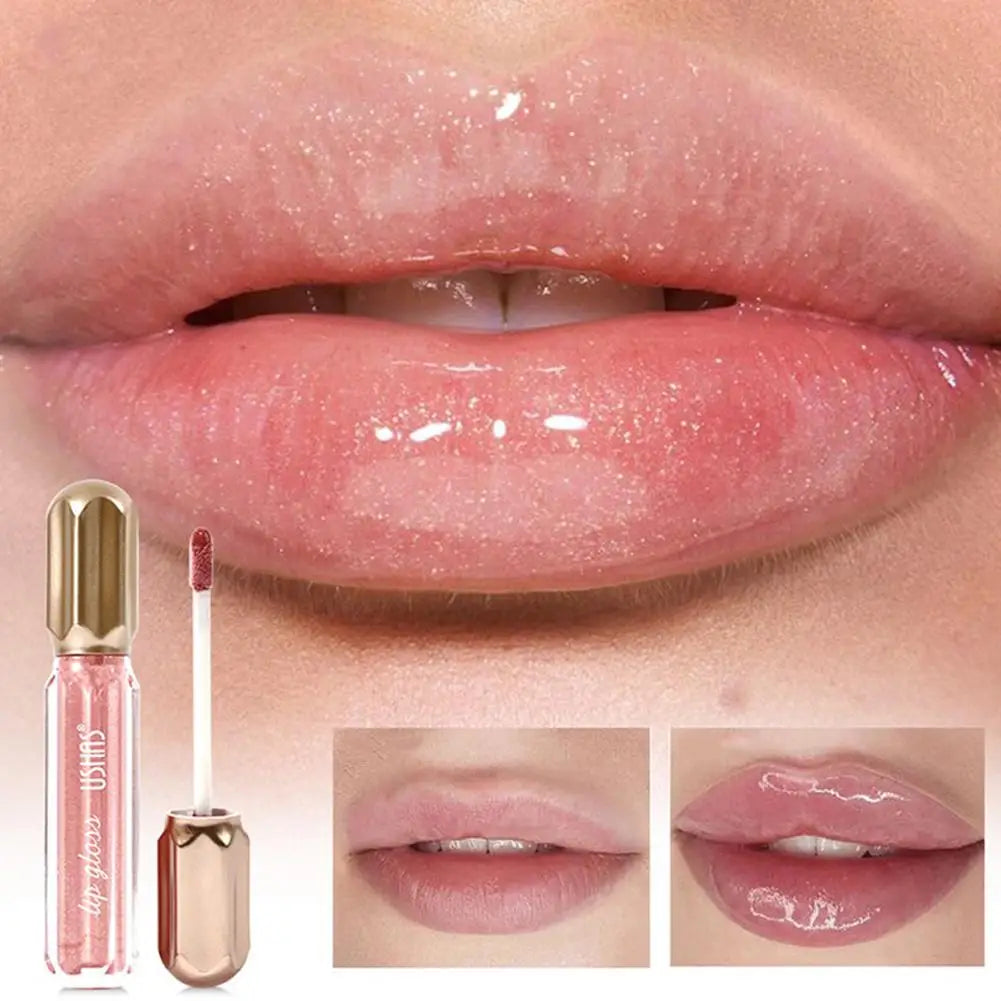 Mirror Pearl Lip Gloss Waterproof Long Lasting Moisturizing Lipstick Shine Glitter Lip Gloss Women Makeup Cosmetic Beauty World Shop