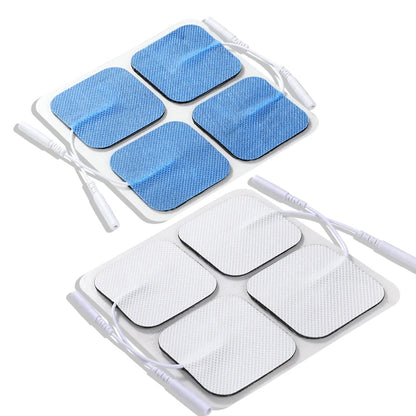 20/10-Pack 5x5cm Non-woven Electrode Pads Reusable for Muscle Stimulator TENS Acupuncture Digital Massage Machine Beauty World Shop