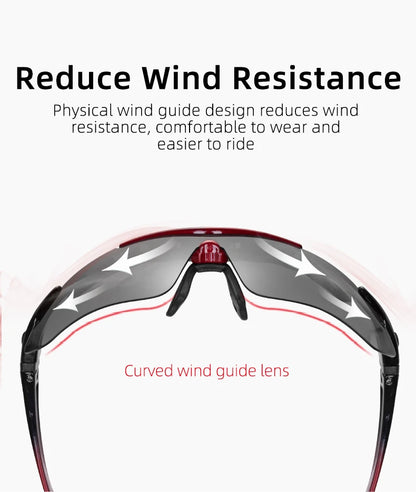 ROCKBROS Cycling Polarized glasses Bike Outdoor Sports Sunglasses MTB Road PC Goggles Eyewear Glasses 5/3 Lens Bicycle Accessory Beauty World Shop