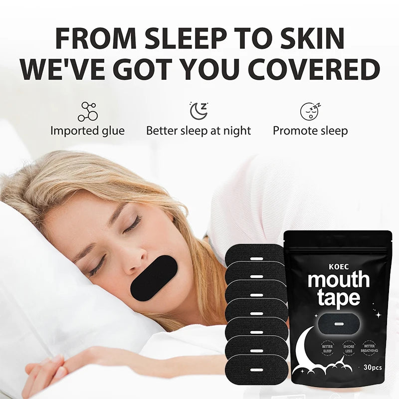 Stop Snoring Patch Nose Breathing Correction Improve Sleeping Promoting Better Breath Portable Night Sleep Mouth Orthosis Tape Beauty World Shop
