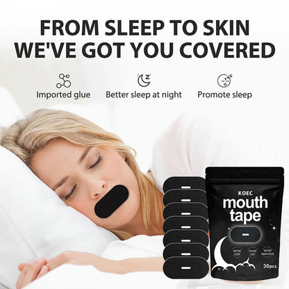 Stop Snoring Patch Nose Breathing Correction Improve Sleeping Promoting Better Breath Portable Night Sleep Mouth Orthosis Tape Beauty World Shop