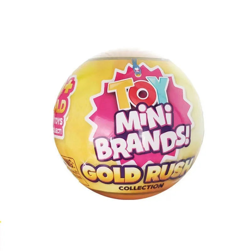 Disney 5 Surprise Capsule Toys Mini Brands Series Cartoon Figures Mystery Blind Box Fashion Surprise Ball Collectible Toys Beauty World Shop
