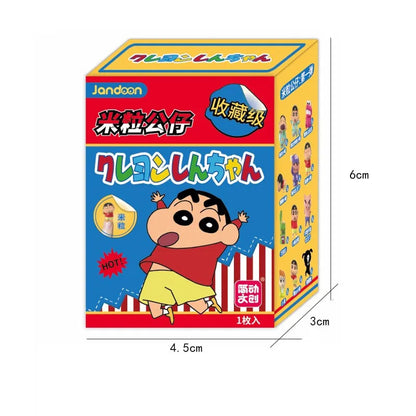 Crayon Shin-Chan Anime Figures Creative Peripheral Dinosaur Diary Baby Rice Grains Doll Model Blind Boxs Toys Children's Gifts Beauty World Shop