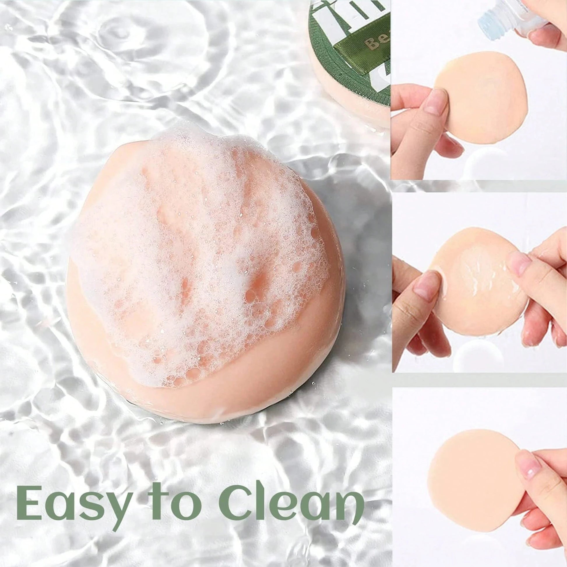 10/20Pcs Large Makeup Sponge, Super Soft Drop Shape Makeup Powder Puffs, Wet Dry Makeup Sponge -Quickly Apply Makeup Beauty World Shop