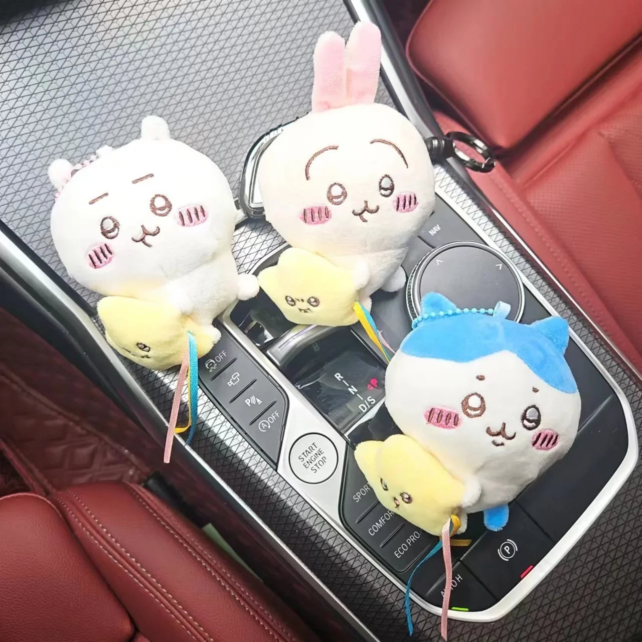 Chiikawa Plush Doll Pendant Star Hugging Series Hachiware USAGI Cute Cartoon Keychain Hanging Keychain Plush Doll Accessories Beauty World Shop