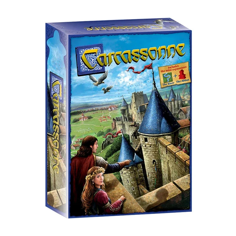 Carcassonne Board Game Family Party Tile Placement Strategy Game for 2 5 Players Best Gift for Kids Adults Beauty World Shop