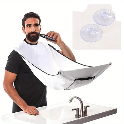 Men's Home Shaving Scarf, Shaving Cloth, Hair Cutting Hat, Hair Cutting Apron, Dirt Proof, Keep Clean Beauty World Shop
