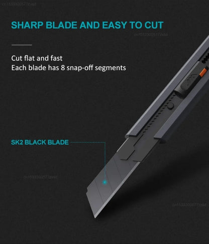 Jimihome 0.79inch Stretch Utility Knife Paper Cutters Carbon Steel Blades Pocket Knife with Safety Lock Handicraft Tool Beauty World Shop