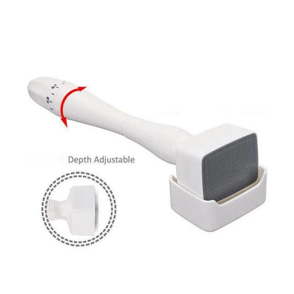 Derma Stamp 140A  Microneedling Face Roller Massager Adjustable Titanium Needle Length Skincare Beard Growth Scalp Hair Beauty World Shop