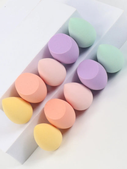 10 件 Mini Makeup Sponge Powder Puff Beauty Sponge for Makeup Concealer Liquid Foundation Face Cosmetic Puff Make up Sponge Beauty World Shop