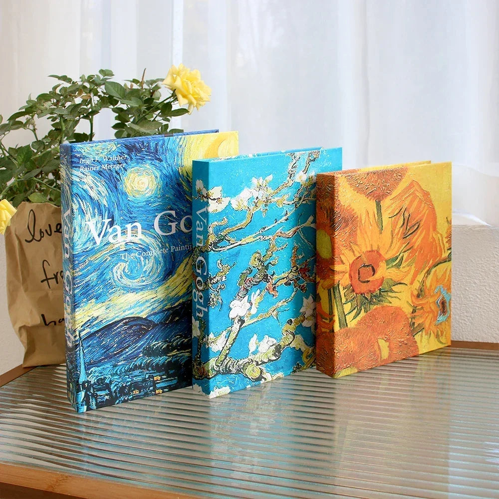 3Pcs Foldable Fashion Fake Books Living Room Decoration Designer Books Coffee Table Ornaments Club Hotel Room Villa Prop Books Beauty World Shop