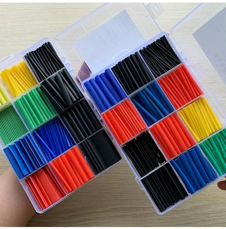 Heat Shrink Tube Kit Thermoresistant Tubing Heat Shrink Wire Wrapping Electrical Connection Cable Insulation Sleeved Protecter Beauty World Shop