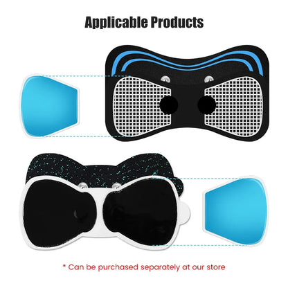 Gel Pads for EMS Neck Massager Replacement Patches Cervical Massager Self Adhesive massage Sticker for Shoulder Back Pain Relief Beauty World Shop