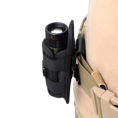 Belt Flashlight Pouch 360 Degrees Rotatable Outdoor Torch Case Holster Hunting Lighting Light Holder Waist Bag Beauty World Shop