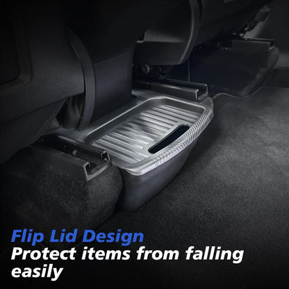 Rear Seat Storage Box for Tesla New Model Y 2025-2020 Launch Juniper Organizer Bins Backseat Trash Can Garbage Bag Tray Beauty World Shop