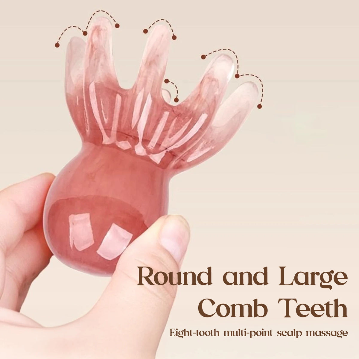 Octopus Head Massager Comb Head Meridian Manual Acupressure Tool Portable SPA Gua Sha Massage Comb Beauty World Shop