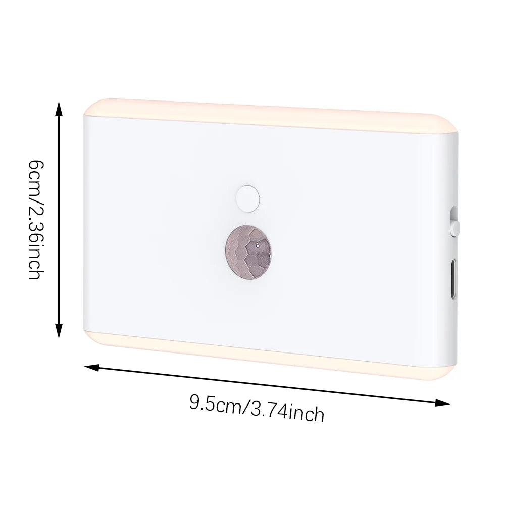LED Night Light, USB Charging, Smart Motion Sensor, Color-Changing Ambient Lighting, Ideal for Living Room and Hallways Beauty World Shop