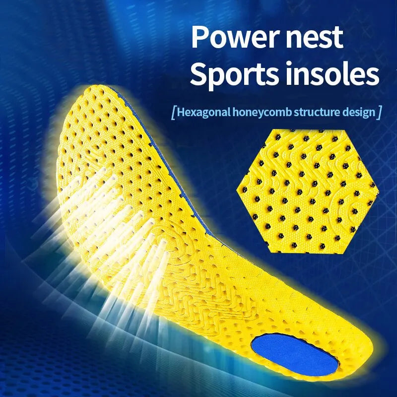 3Pairs Memory Foam Orthopedic Insoles for Feet Shoe Sole Pad Mesh Deodorant Breathable Sneakers Running Cushion for Men Women Beauty World Shop