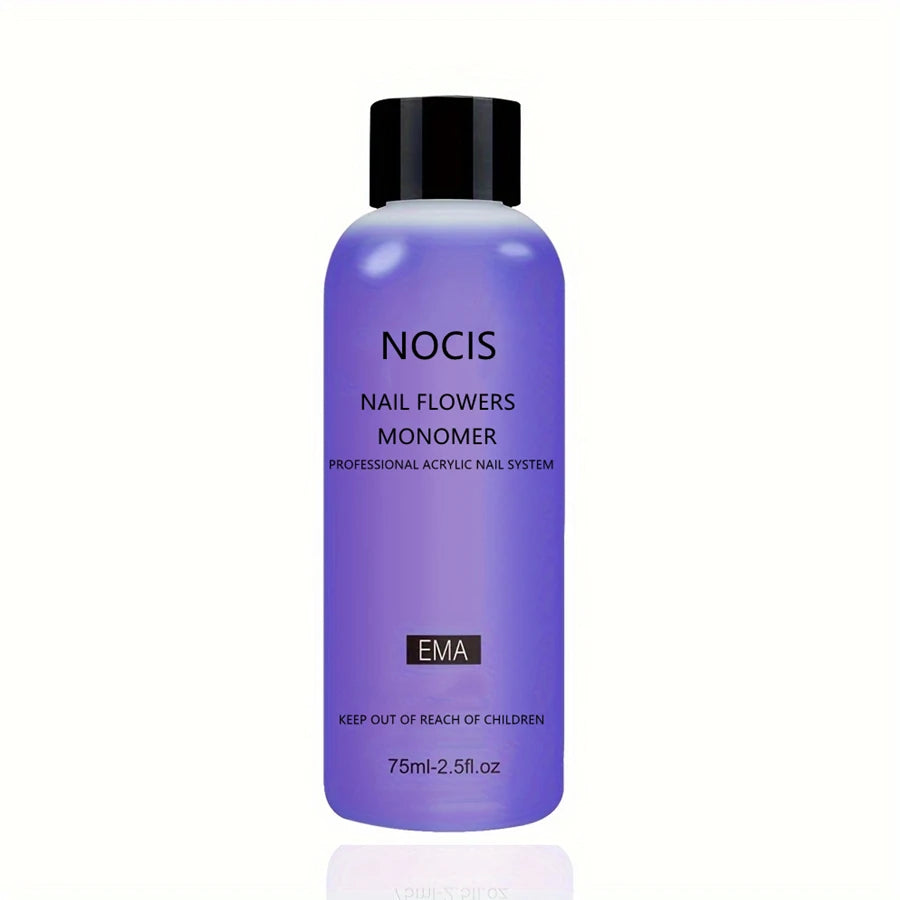 Professional Acrylic Nail Monomer, 75ml Unscented Liquid Monomer for Acrylic Nail Extension, Salon Quality Nail System Kit Beauty World Shop