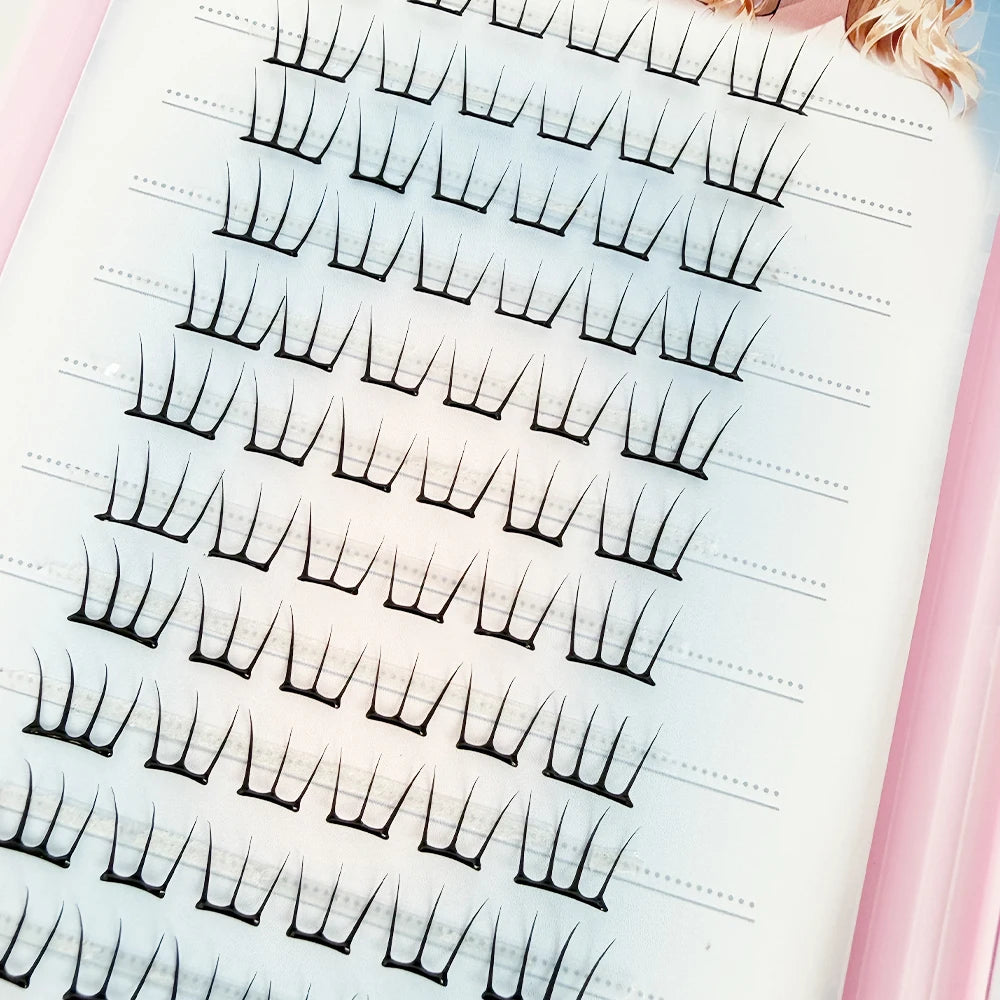 Large Capacity Korean Style Eyelashes Clusters Dense Comics Artificial Eyelashes Perfect Makeup Tool For Girls Enlarge Your Eyes Beauty World Shop