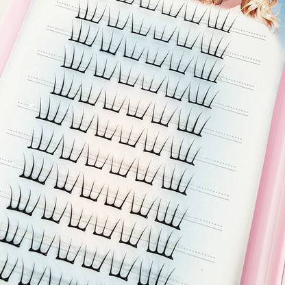 Large Capacity Korean Style Eyelashes Clusters Dense Comics Artificial Eyelashes Perfect Makeup Tool For Girls Enlarge Your Eyes Beauty World Shop