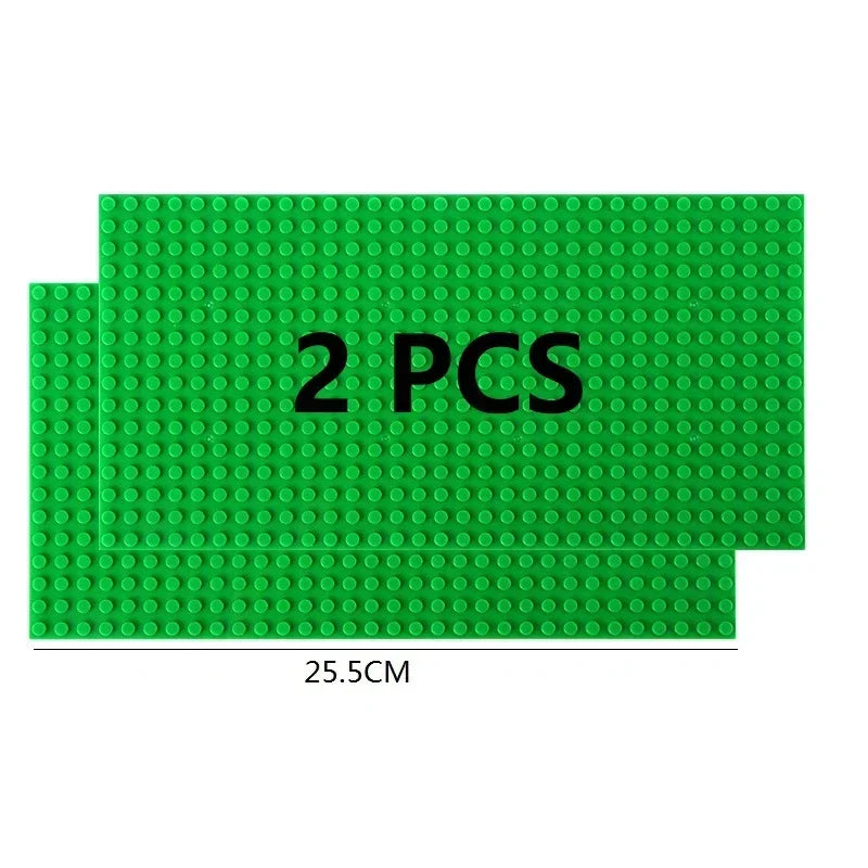 2Pcs Base Plate 32*32 32*16 Studs Classic Figures Building Blocks Plates Bricks Baseplate Blocks Children Toys For Kid Gifts Beauty World Shop