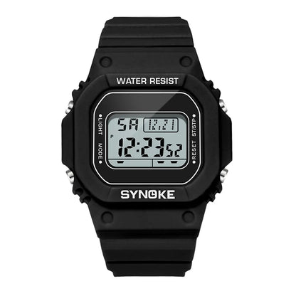SYNOKE Outdoor Military Digital Watch For Men Fashion Retro Men Watch Sports Waterproof Men Watch Multifunctional Luminous Beauty World Shop