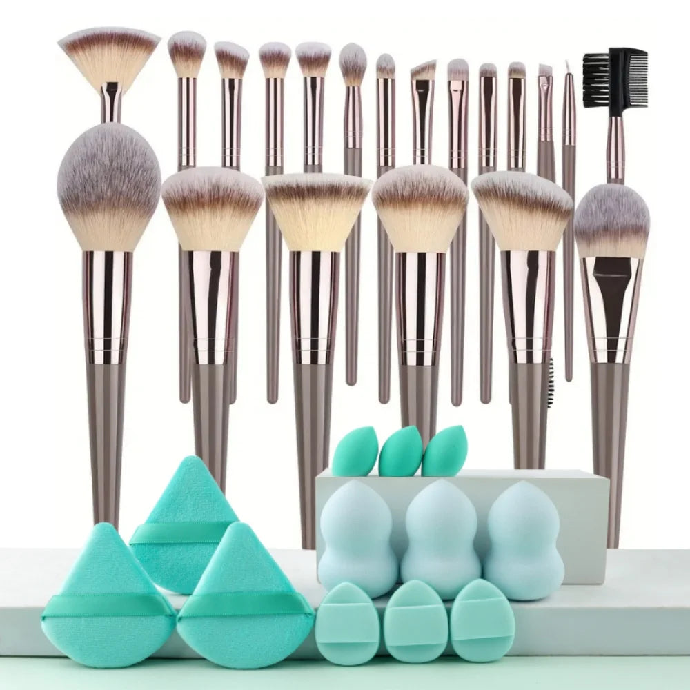 Professional 3-20PCS Makeup Brushes Set Soft Fluffy Foundation Eyeshadow Concealer Blending Blush Brush Kabuki Women Beauty Tool Beauty World Shop