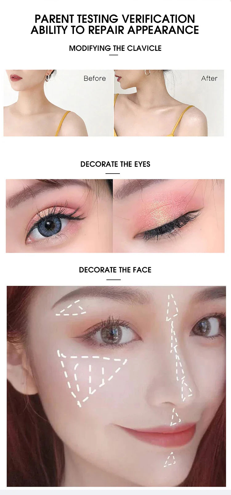 LEEINTO color-glowing high-gloss powder pearlescent powder brightens up the make-up eye shadow disc Beauty Trend Shop