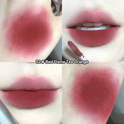 DIXI Mini Silver Tube Matte Lip Glaze — Velvet Finish, Skin-Enhancing, Versatile Low-Saturation Latte Shade Beauty Trend Shop