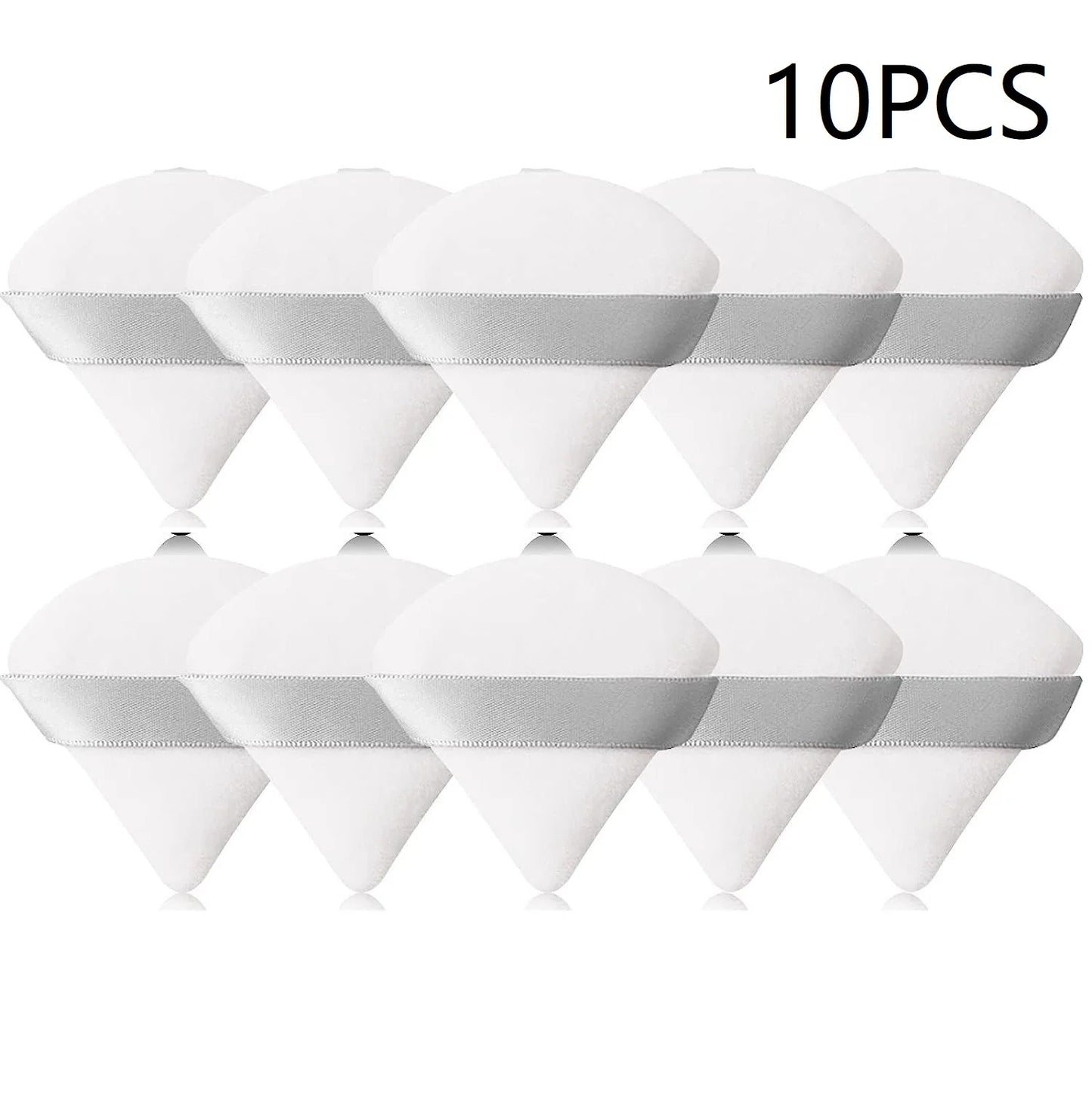 10PCS Puff Triangle Makeup Beauty Sponge Puff Triangle for Powder Makeup Blender Finger Puff Make Up Accessories Cosmetics PF03 Beauty World Shop