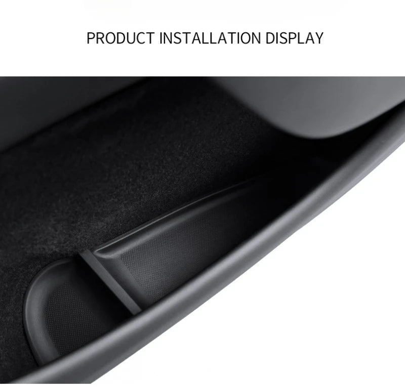 For Tesla Model Y Juniper 2025 Car Door Storage Pad 5PCS TPE Central Control Water Cup Holder Mat Organizer Tray Car Accessories Beauty World Shop