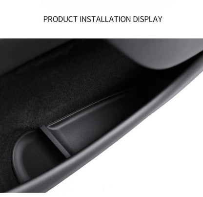 For Tesla Model Y Juniper 2025 Car Door Storage Pad 5PCS TPE Central Control Water Cup Holder Mat Organizer Tray Car Accessories Beauty World Shop