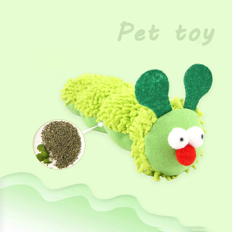 Cat Chew Toys Caterpillar Catnip Molar Toy Silvervine Cat Teaser Interaction Toy Clean Mouth Kitten Toy Pet Supplies Accessories Beauty World Shop