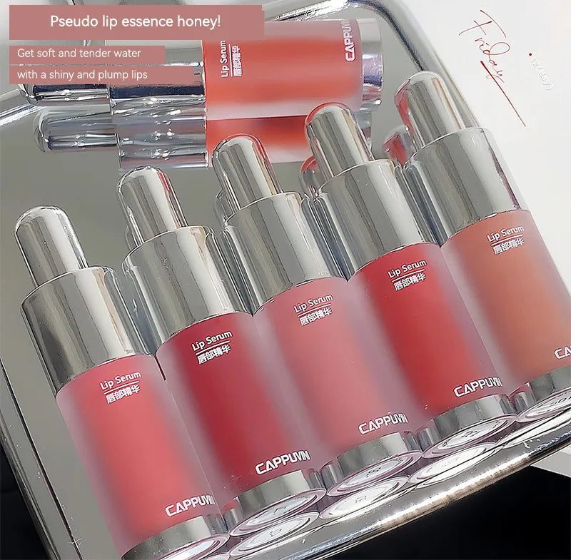 Cappuvini Baby Bottle Lip Gloss — Hydrating Mirror Finish, Glass-Effect Lip Gloss for Jelly-Like Lips, Beauty Trend Shop
