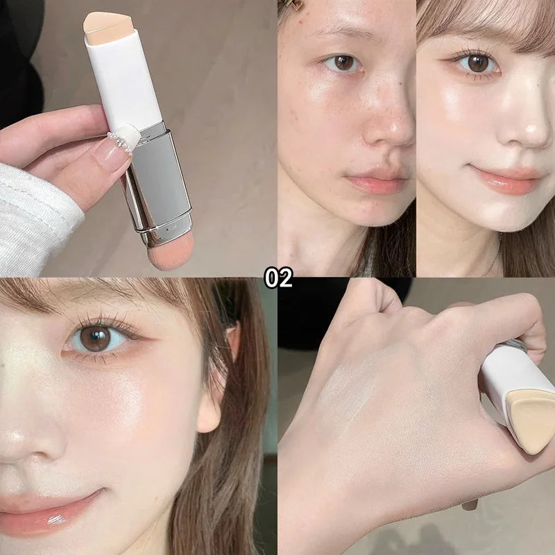 Lazy Foundation Stick, Moisturizing and Natural Concealer Makeup, Matte Makeup Base, Rare Beauty, Keep Makeup and Sweat Beauty World Shop