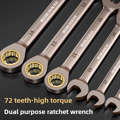 Universal Torx Wrench Adjustable Torque 8-22mm Ratchet Spanner for Bicycle Motorcycle Car Repair Tools Mechanical Tool Beauty World Shop