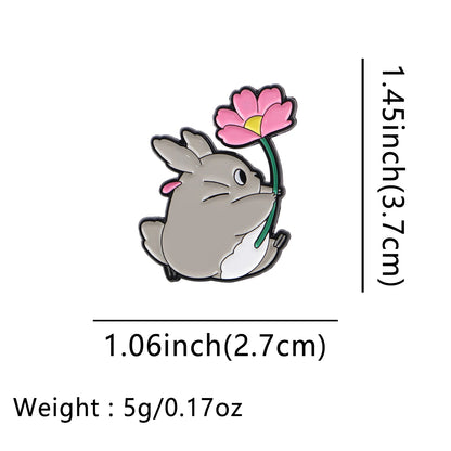 Cute Animal Enamel Pin Anime Movie Badges on Backpack Women's Brooches Hat Lapel Pins Cosplay Accessories Toys Kids Gifts Beauty World Shop
